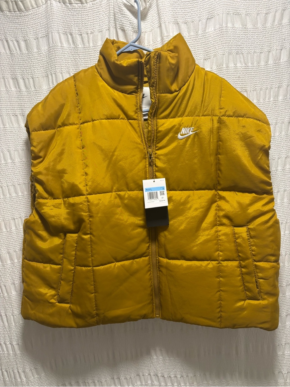 Woman’s Nike Mustard Yellow Puffer Vest